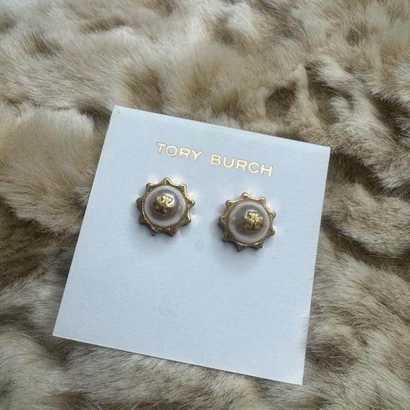 Tory Burch Gold Starburst Earrings - Picture 8 of 9